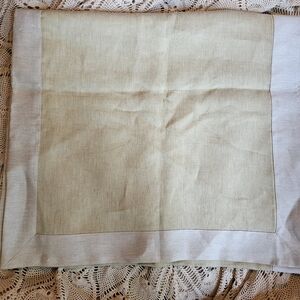 ANICHINI Luxury 100% Linen 20x72 Table Runner Tablecloth  USA Made